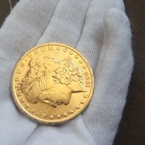 1899-O Morgan Silver Dollar $1 US Mint Coin Collectible 24k Gold Plated Antique